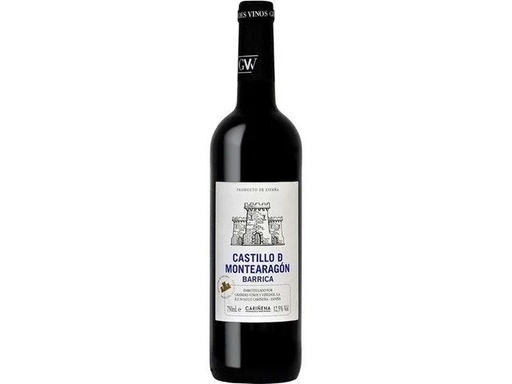 VINO CASTILLO DE MONTEARAGON BARRICA 750 ML. CAJAS X 12 BOTELLAS