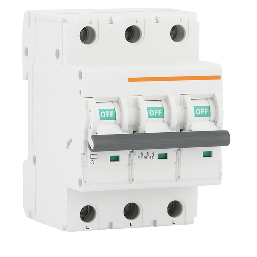 BREKER Modelo:JMT M63M Modelo C 6Ka corriente alterna 3P:32A CE