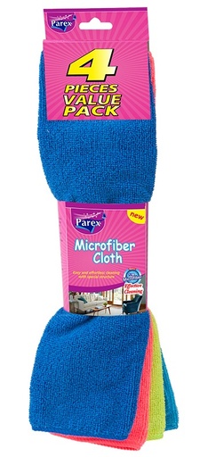 PAQUETE DE 4 PAÑOS DE MICROFIBRA